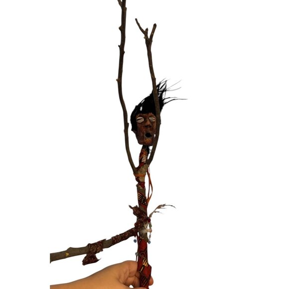 Voodoo Ritual Spirit Stick -Handcrafted Effigy For Protection, Energy Or Display - Picture 4 of 12